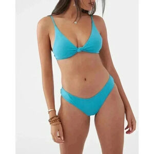 O'Neill Saltwater Solids Cheeky Bottoms Size XXL Blue